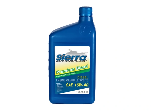 SIERRA 15W-40 Diesel, Volvo/Mercruiser 1 liters flaske